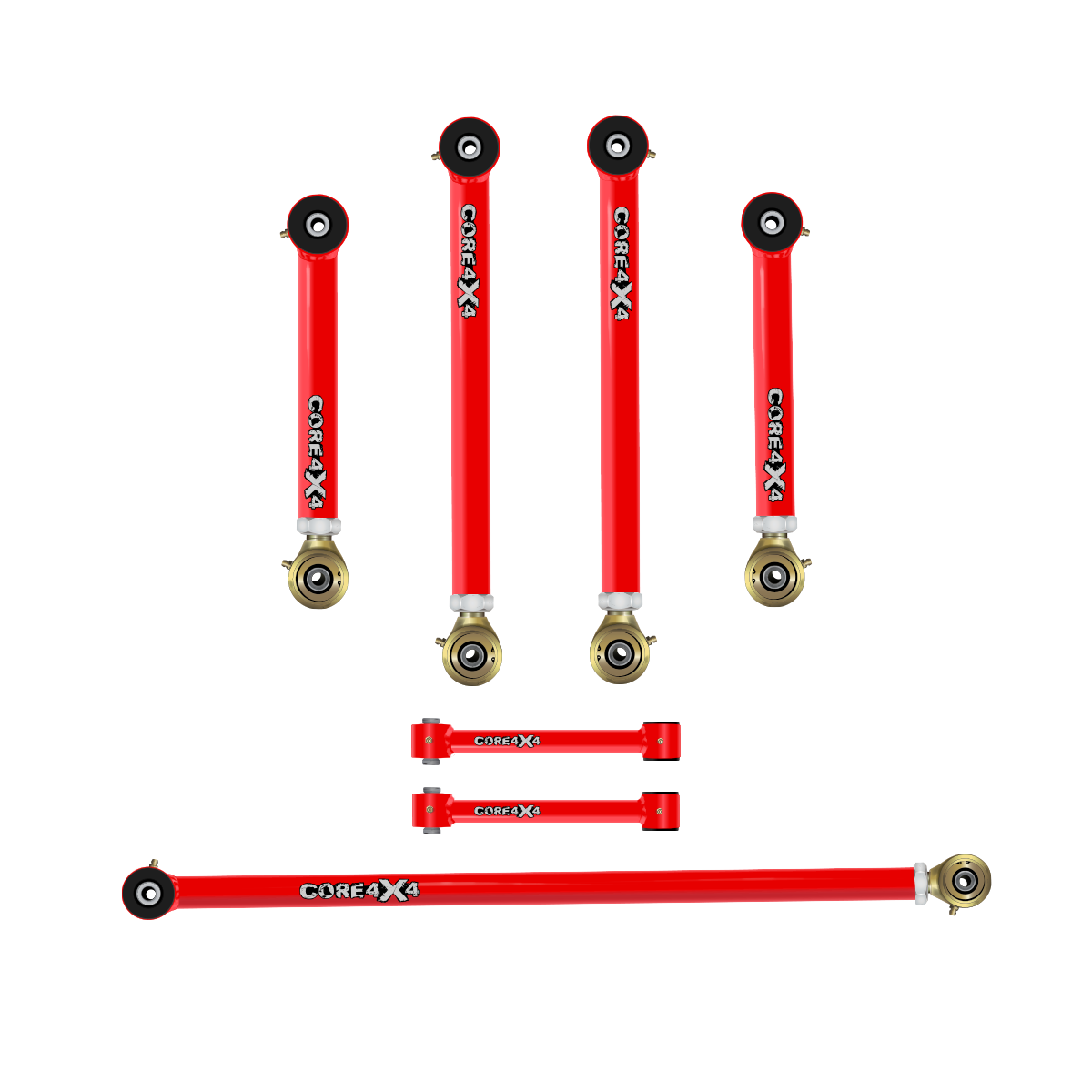 Core 4x4 RAM 1500 2009-2010 , RAM 1500 2011-2023 CONTROL ARMS AND PANHARD/TRACK BAR TRAIL REAR KIT