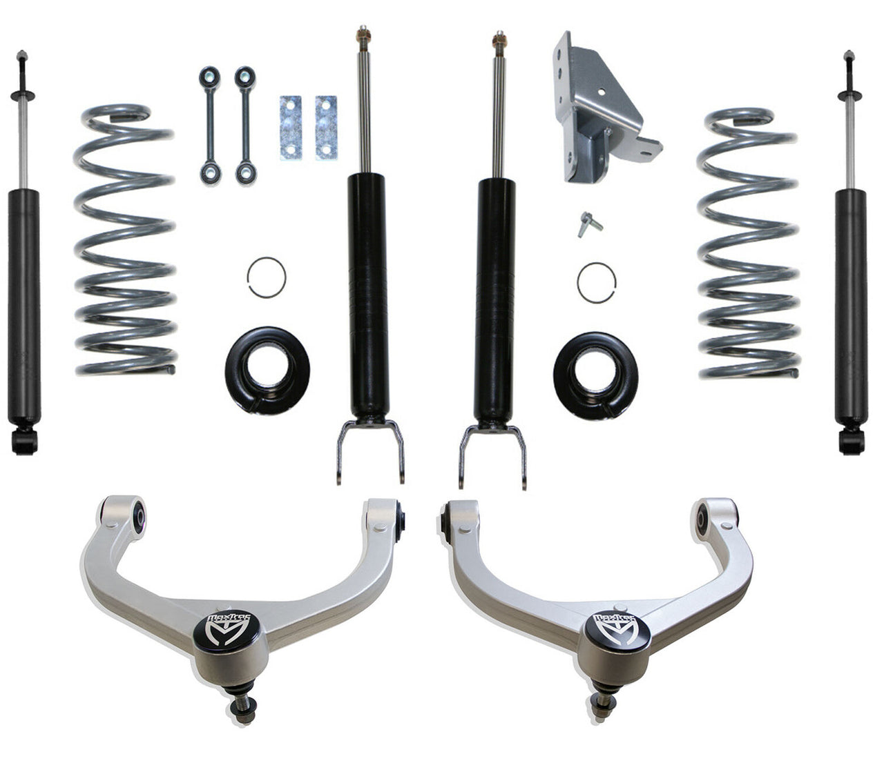 Ram 1500 (19-22) Maxtrac 2/4 Lowering Kit (non air ride/ 2WD/ 4WD)