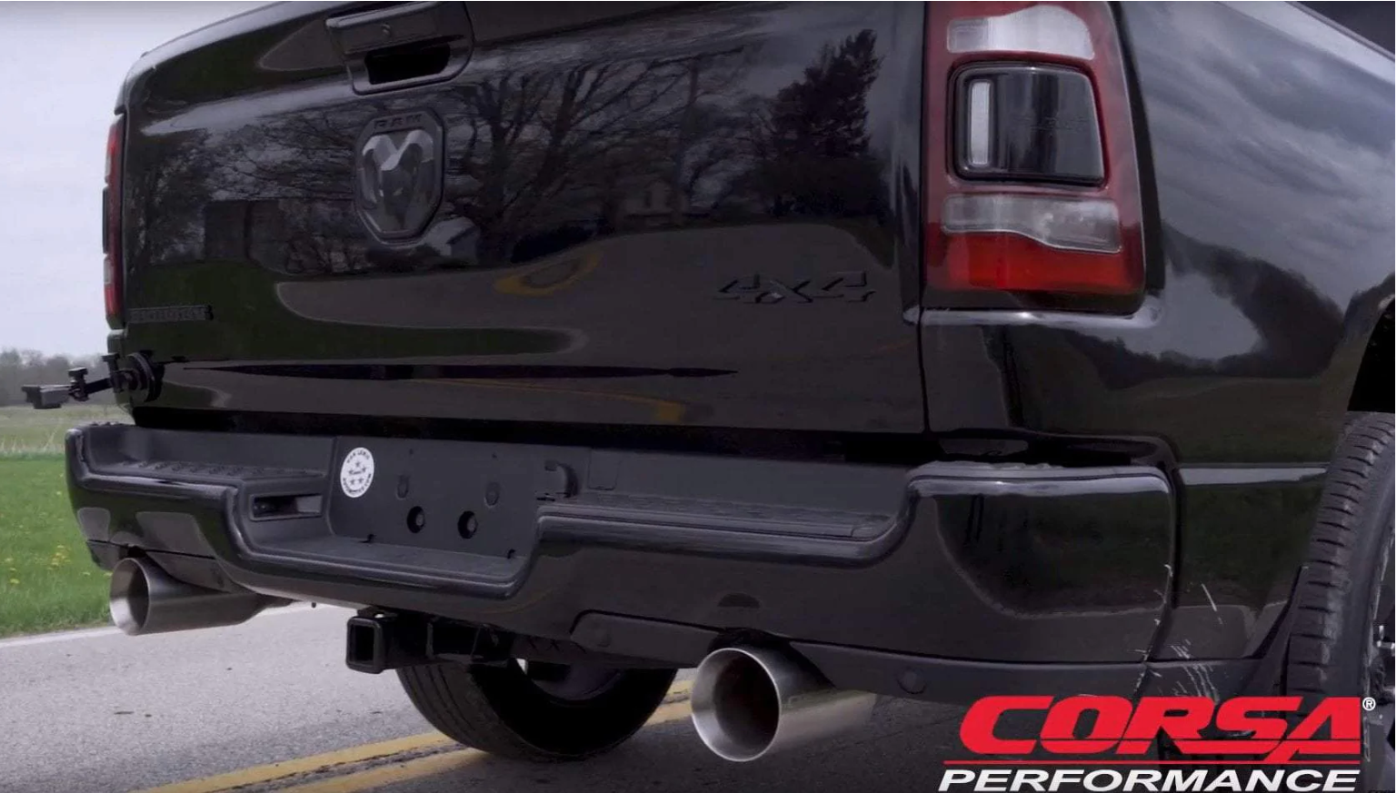 Ram 1500 (19-21) Corsa Performance Dual 3.0" Cat-Back Exhaust System (sport sound)